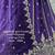 purple satin hand woven lehengas