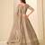 dark beige art silk embroidered lehengas