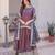 mauve chiffon embroidered lehengas
