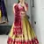 light golden silk blend brasso lehengas