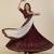 maroon georgette embroidered lehengas