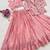 pink chinon plain lehengas