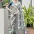 Rama blue color banarasi silk ajhrakh meena zari weaving patola saree