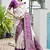 Wine color banarasi silk ajhrakh meena zari weaving patola saree