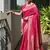 Pink color banarasi silk paithani meena zari weaving saree