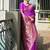 Purple color banarasi silk paithani meena zari weaving saree