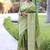 Mehandi color banglori handloom raw silk waving buttis saree