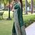 Green color banglori handloom raw silk waving buttis saree