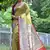 Light green color raw silk madhubani warli printed saree