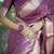 Purple color kalyani silk zari weaving butti & border saree
