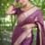 Purple color kalyani silk zari weaving butti & border saree