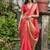 Gajri pink color kalyani silk zari weaving butti & border saree