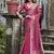 Pink color kalyani silk zari weaving butti & border saree