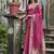 Pink color kalyani silk zari weaving butti & border saree
