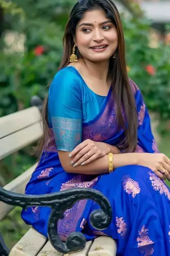 banarasi katan silk blend zari weaving pattu saree