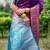 Purple color banarasi katan silk zari weaving pattu saree