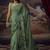 Olive green original japan devsena satin saree japan satin digital print blouse