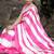 Pink original japan devsena satin saree japan satin digital print blouse