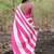 Pink original japan devsena satin saree japan satin digital print blouse
