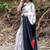 Silver original japan devsena satin saree japan satin digital print blouse