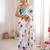 white silk blend digital printed saree with swarovski diamond work & blouse piece