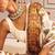 Cream original japan devsena satin saree japan satin digital print blouse