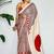 Red original japan devsena satin saree japan satin digital print blouse