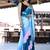 Multicolor original japan devsena satin saree japan satin digital print blouse