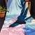 Multicolor original japan devsena satin saree japan satin digital print blouse