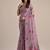 Purple color muga cotton flower concept weaving saree