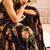 Black original japan devsena satin saree japan satin digital print blouse