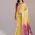 Yellow color muga cotton colorfull resham weaving saree