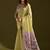 Lemon color muga cotton colorfull resham weaving saree