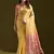 Yellow color muga cotton colorfull resham weaving saree