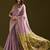 Levender color muga cotton colorfull resham weaving saree