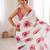 white silk blend digital printed saree with swarovski diamond work & blouse piece