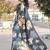 Black original japan devsena satin saree japan satin digital print blouse