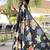 Black original japan devsena satin saree japan satin digital print blouse