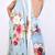 Light blue original japan devsena satin saree japan satin digital print blouse