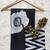 Black original japan devsena satin saree japan satin digital print blouse