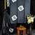Black original japan devsena satin saree japan satin digital print blouse