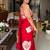 Red original japan devsena satin saree japan satin digital print blouse
