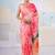 Multicolor original japan devsena satin saree japan satin digital print blouse