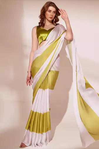 Multicolor original japan devsena satin saree japan satin digital print blouse