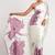 Onion pink original japan devsena satin saree japan satin digital print blouse