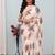  silk blend digital printed saree with swarovski diamond work & blouse piece