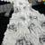 white silk blend digital printed saree with swarovski diamond work & blouse piece