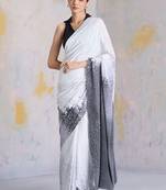 Multicolor original japan devsena satin saree japan satin digital print blouse