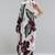 Multicolor original japan devsena satin saree japan satin digital print blouse