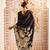 Black original japan devsena satin saree japan satin digital print blouse